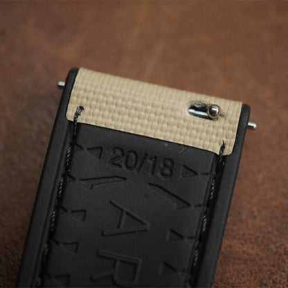 Artem Hydroflex Hybrid FKM Rubber Sand Beige - white Stitching