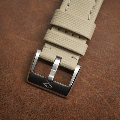 Artem Sailcloth Classic  Beige - White Stitching