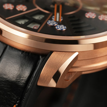 LUCKY HARVEY Player Series Poker Sangong Rosegold