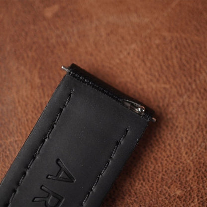 Artem Sailcloth Classic Black - Grey Stitching