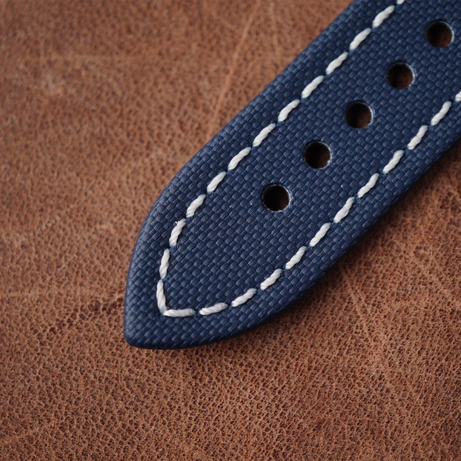 Artem Sailcloth Classic Navy Blue - White Stitching