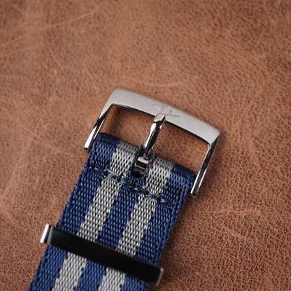 Artem Blue Bond Nylon Watch Strap 19-20mm