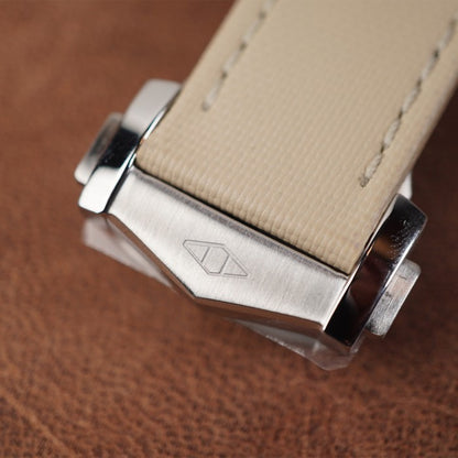 Artem Loop-Less Beige - White Stitching