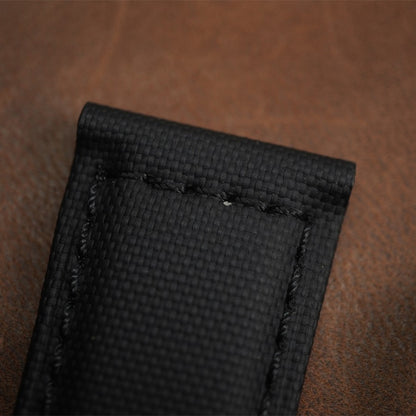 Artem Sailcloth Pam Style Black - Black Stiching For Panerai