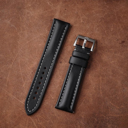 Artem Sailcloth Classic Black - Grey Stitching