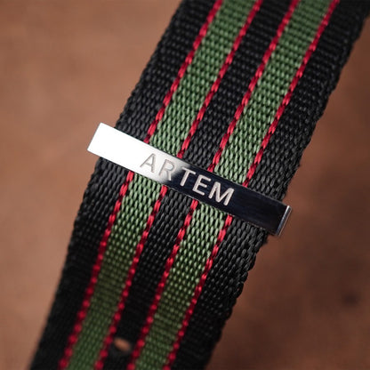 Artem Vintage Bond Nylon Watch Strap 19-20mm