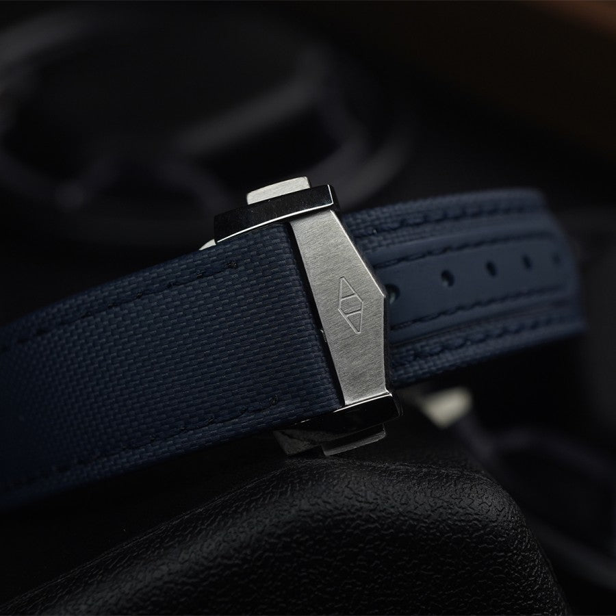 Artem Loop-Less Navy Blue - Navy Blue Stitching