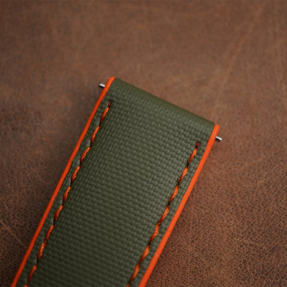 Artem Hydroflex Hybrid FKM Rubber Green/Orange - Orange Stiching