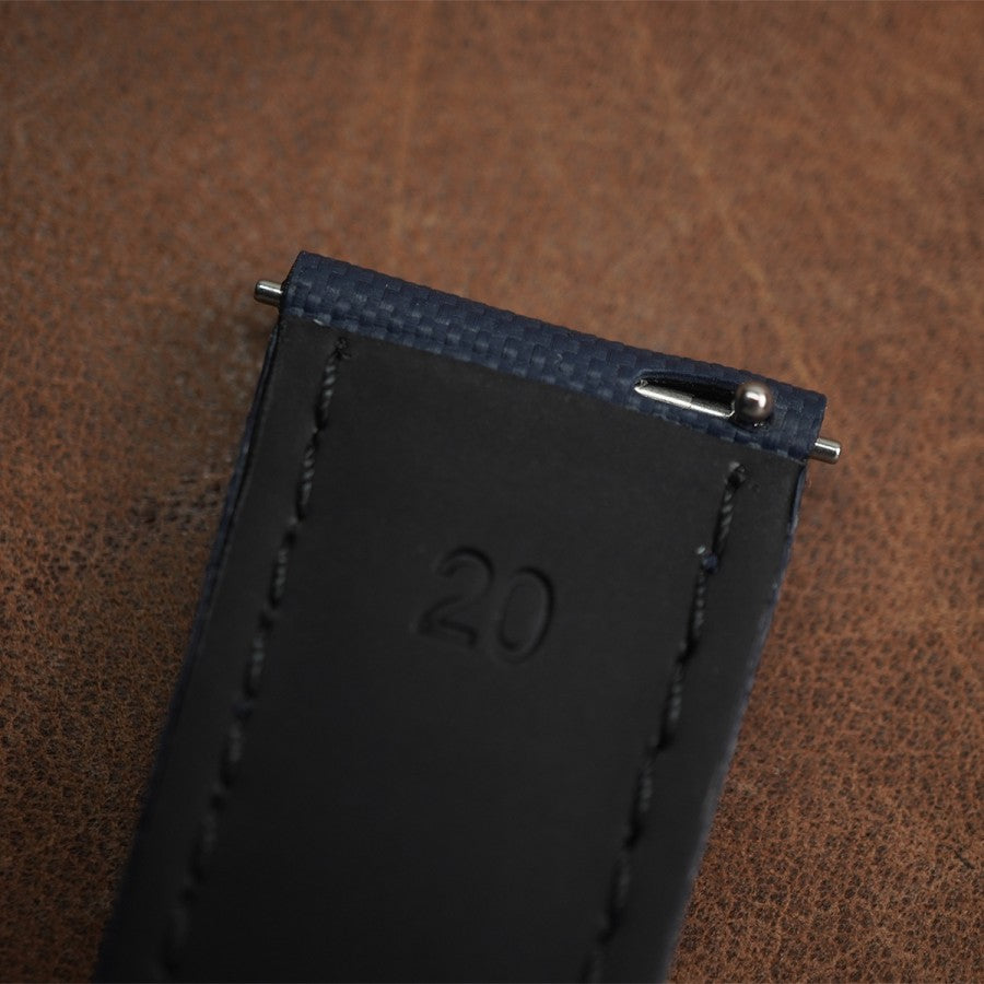 Artem Loop-Less Navy Blue - Navy Blue Stitching