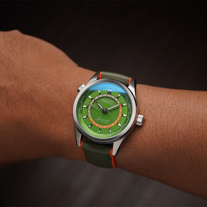 Artem Hydroflex Hybrid FKM Rubber Green/Orange - Green Stiching