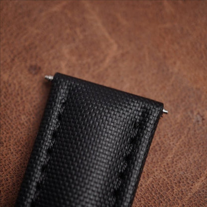 Artem Sailcloth Classic Black - Black Stitching