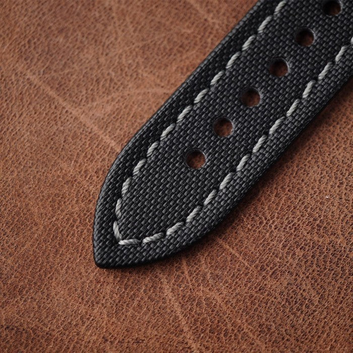 Artem Sailcloth Classic Black - Grey Stitching