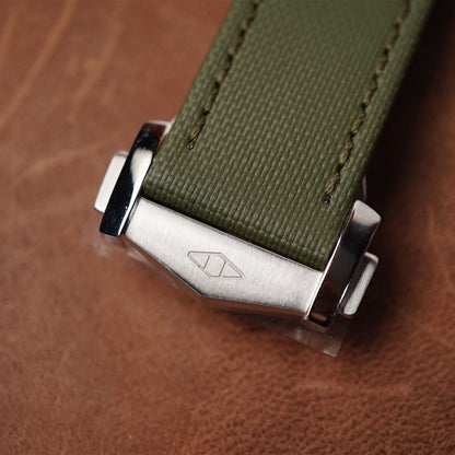 Artem Loop-Less Green - Green Stitching