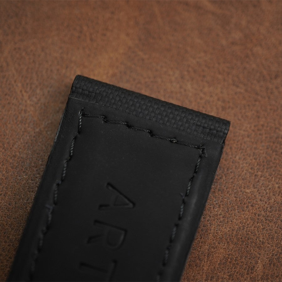 Artem Sailcloth Pam Style Black - Black Stiching For Panerai