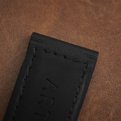 Artem Sailcloth Pam Style Black - Black Stiching For Panerai