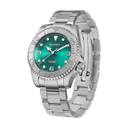 Boderry Admiral Titanium 3 Hand Steel Bezel