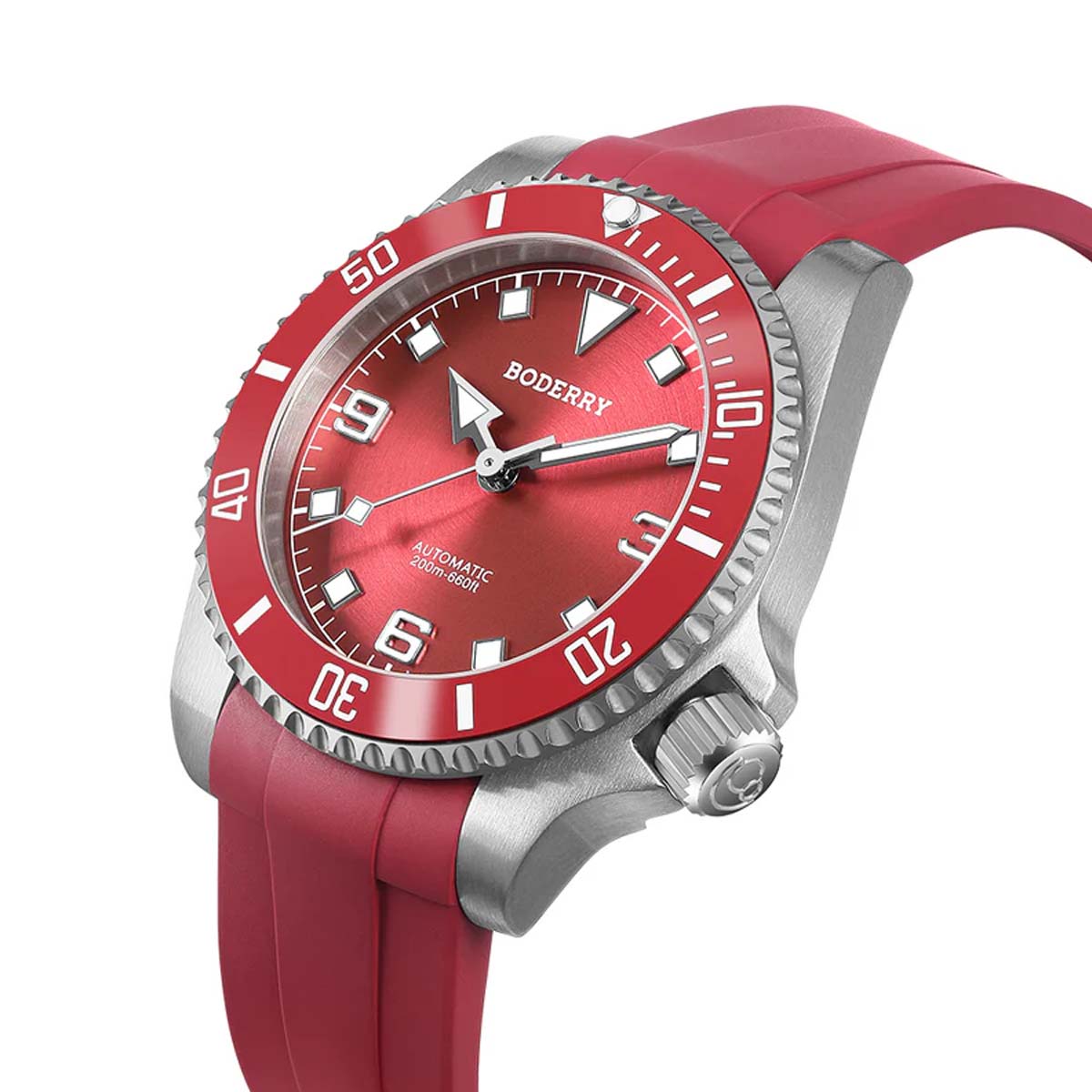 Boderry Admiral Titanium 3 Hand Ceramic Bezel