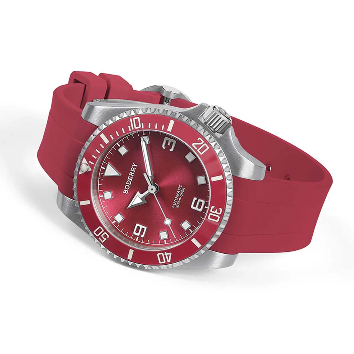 Boderry Admiral Titanium 3 Hand Ceramic Bezel