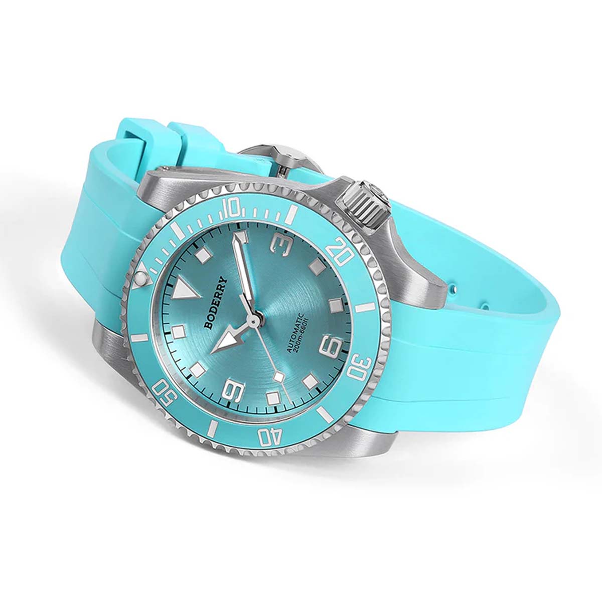 Boderry Admiral Titanium 3 Hand Ceramic Bezel