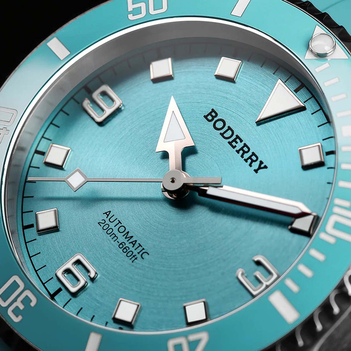 Boderry Admiral Titanium 3 Hand Ceramic Bezel