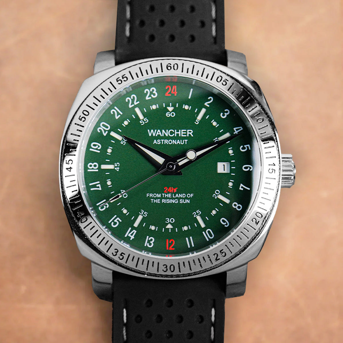 Wancher Astronaut 24 Hour Green Dial
