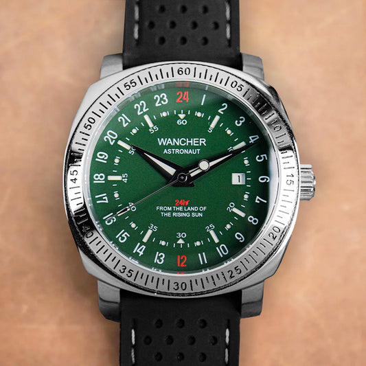 Wancher Astronaut 24 Hour Green Dial