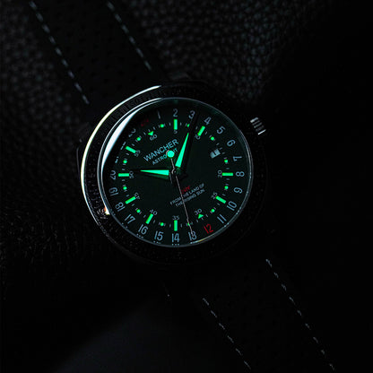 Wancher Astronaut 24 Hour Green Dial