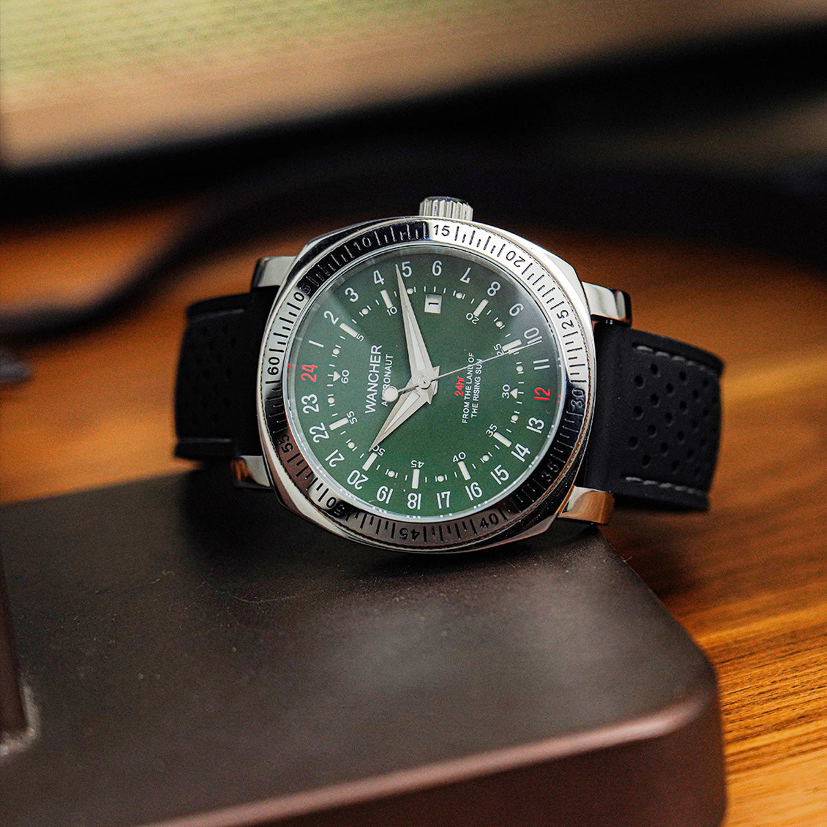 Wancher Astronaut 24 Hour Green Dial