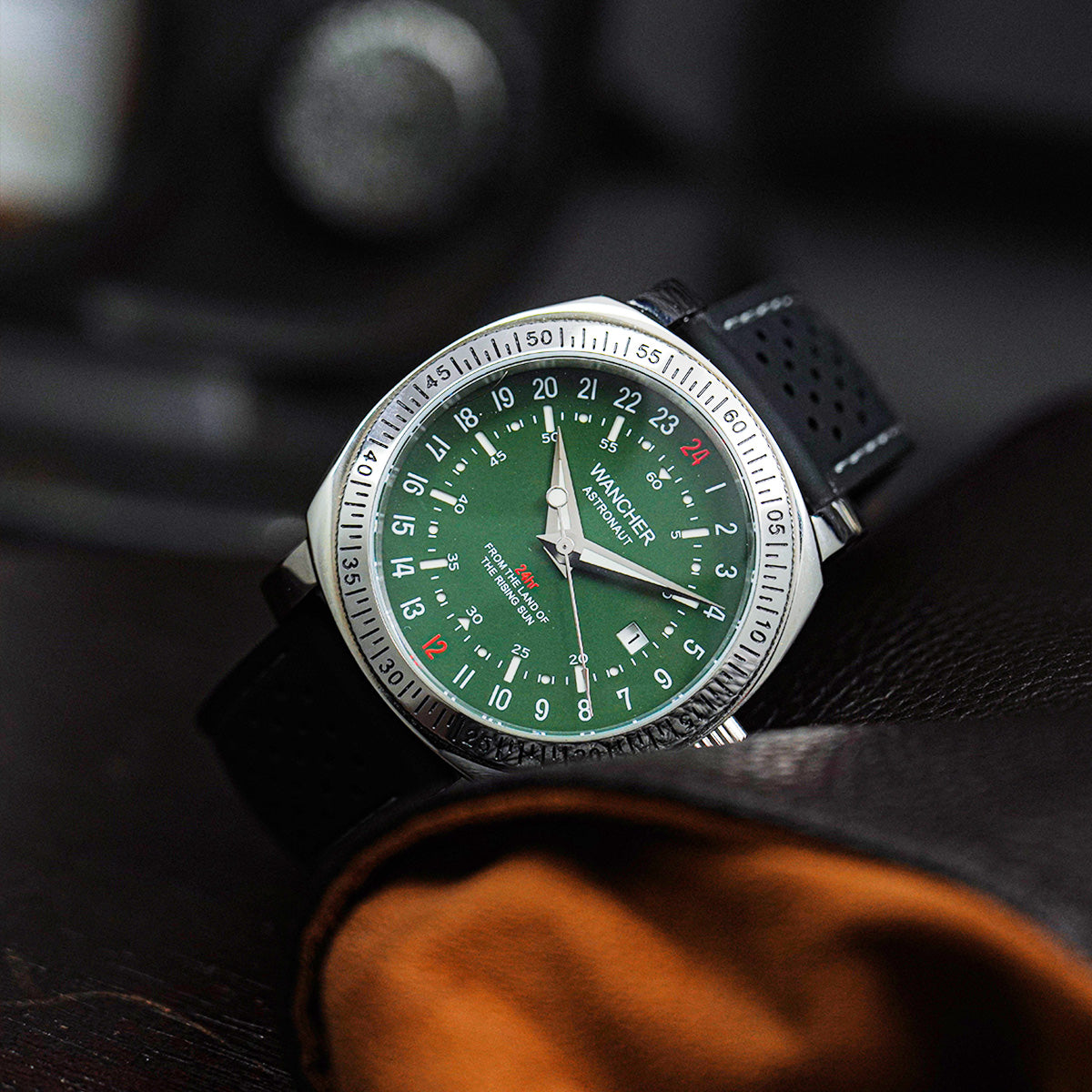 Wancher Astronaut 24 Hour Green Dial