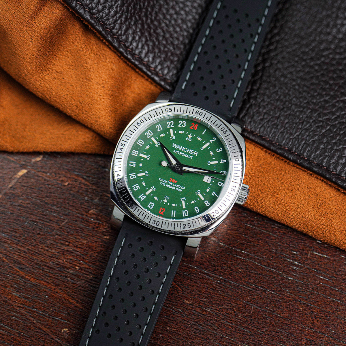 Wancher Astronaut 24 Hour Green Dial