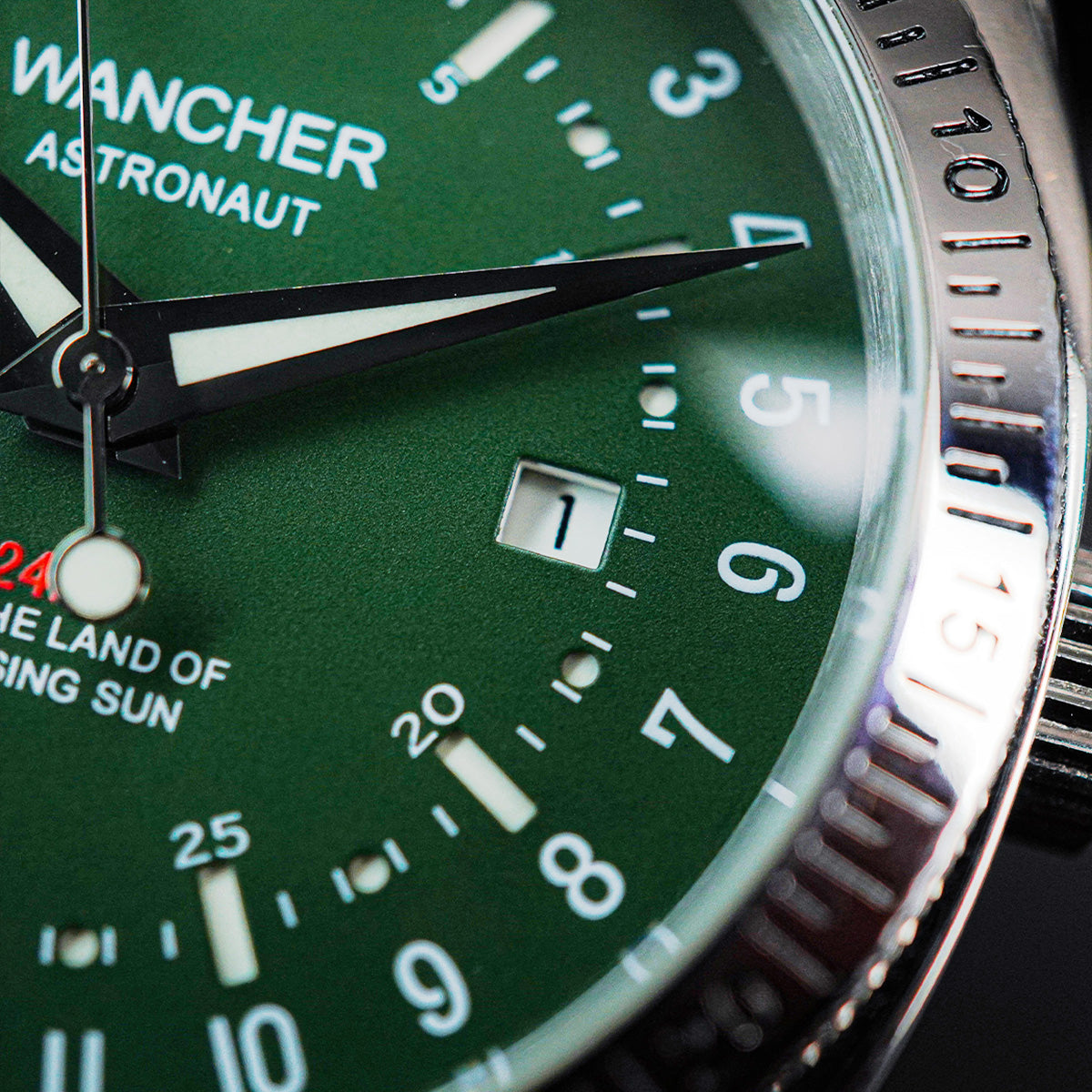 Wancher Astronaut 24 Hour Green Dial
