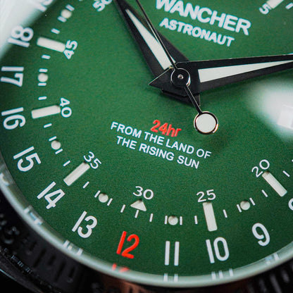 Wancher Astronaut 24 Hour Green Dial