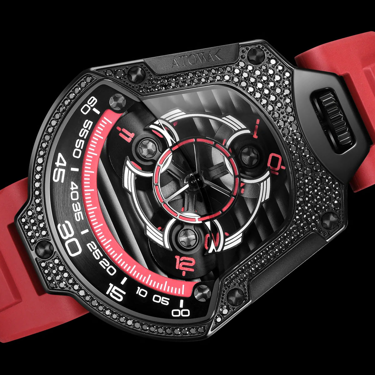 Atowak Spaceship Limited Edition Diamond Red - Horology Story Youtube Store