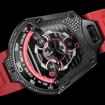 Atowak Spaceship Limited Edition Diamond Red - Horology Story Youtube Store