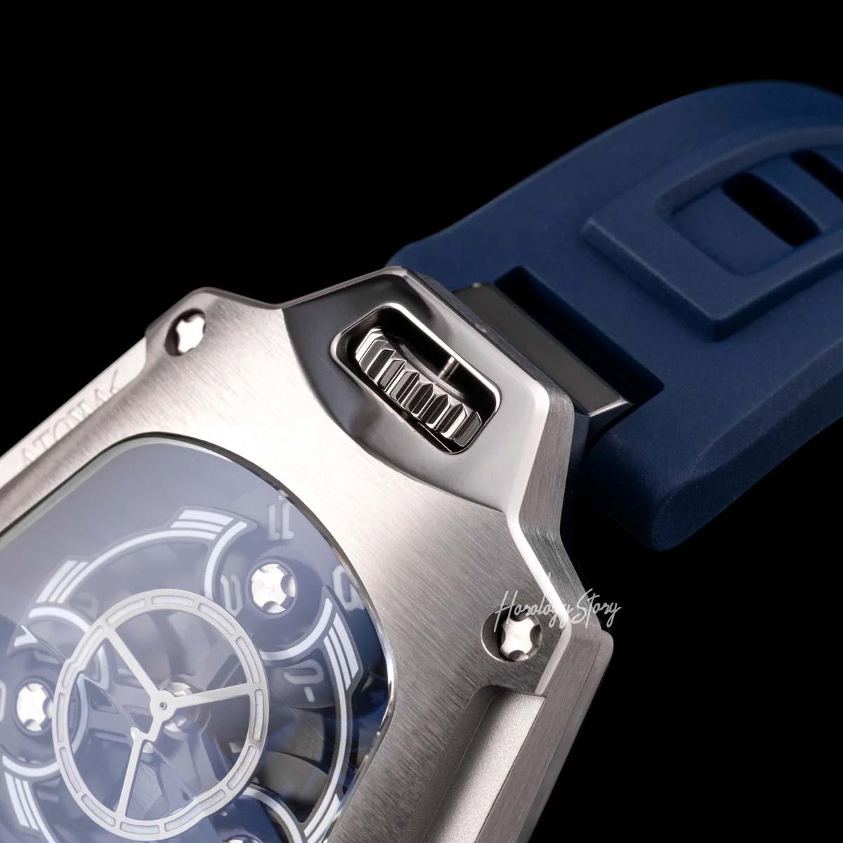 Atowak Spaceship Azure Silver - Horology Story Youtube Store