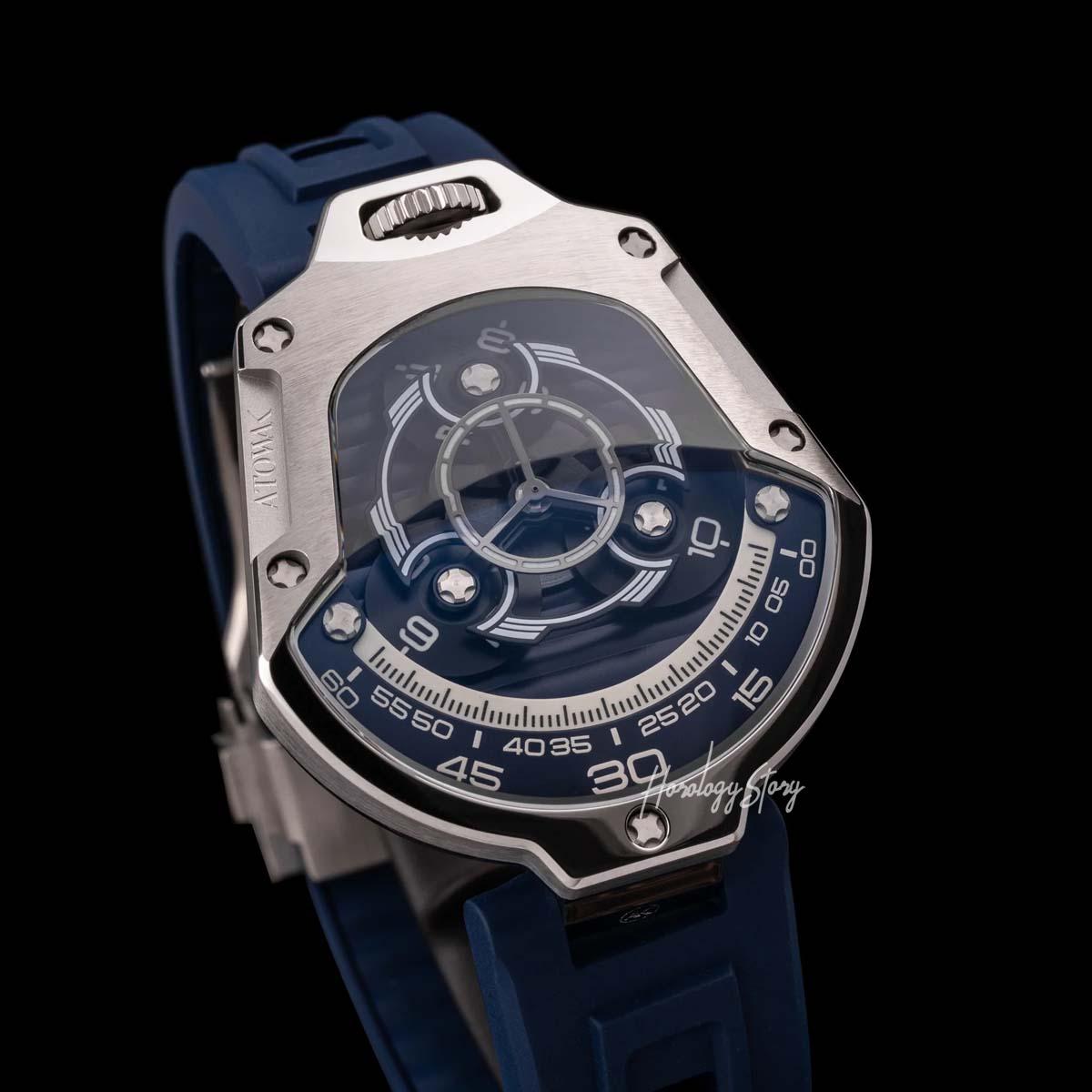 Atowak Spaceship Azure Silver - Horology Story Youtube Store