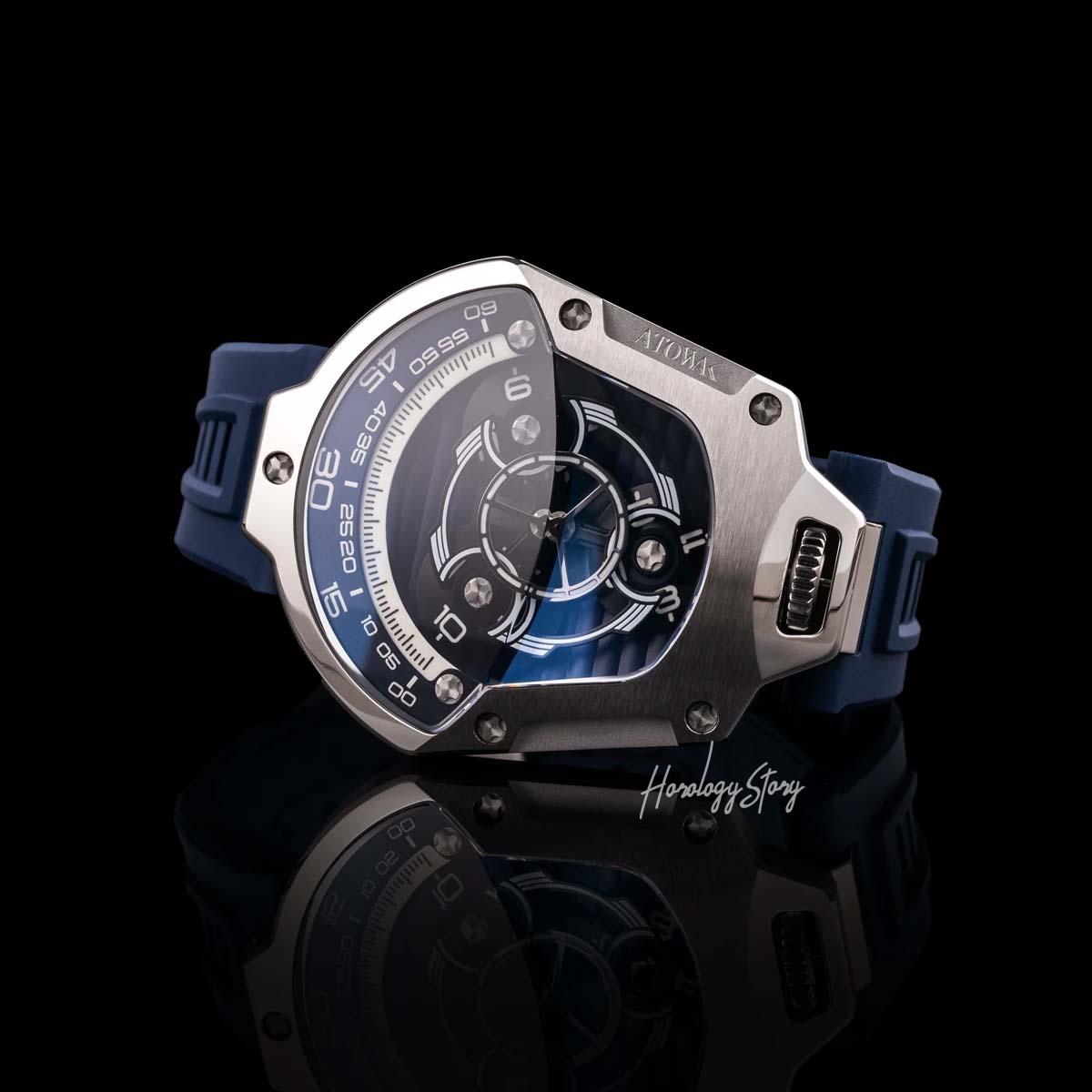 Atowak Spaceship Azure Silver - Horology Story Youtube Store