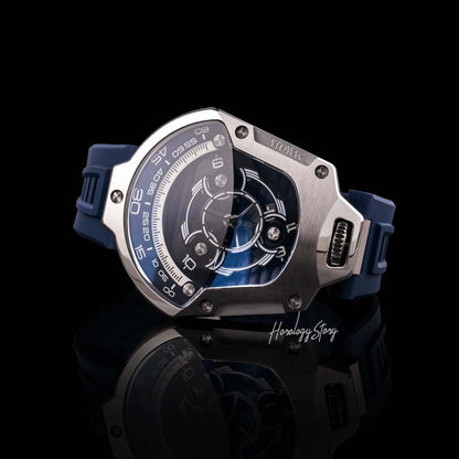 Atowak Spaceship Azure Silver - Horology Story Youtube Store