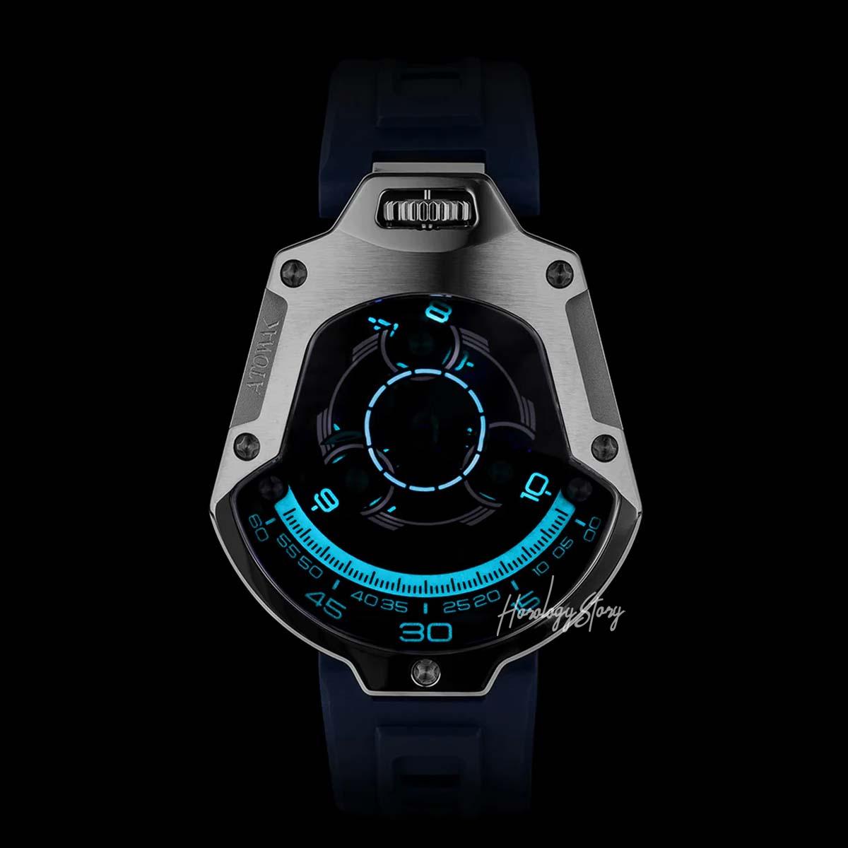 Atowak Spaceship Azure Silver - Horology Story Youtube Store