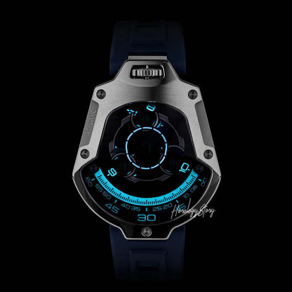 Atowak Spaceship Azure Silver - Horology Story Youtube Store