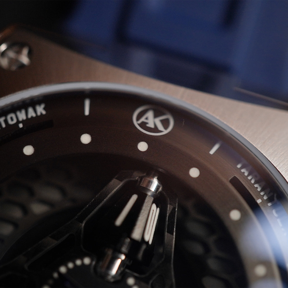 Atowak Tarantula Sapphire Blue Stainless Steel - Horology Story Youtube Store