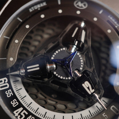 Atowak Tarantula Sapphire Blue Stainless Steel - Horology Story Youtube Store