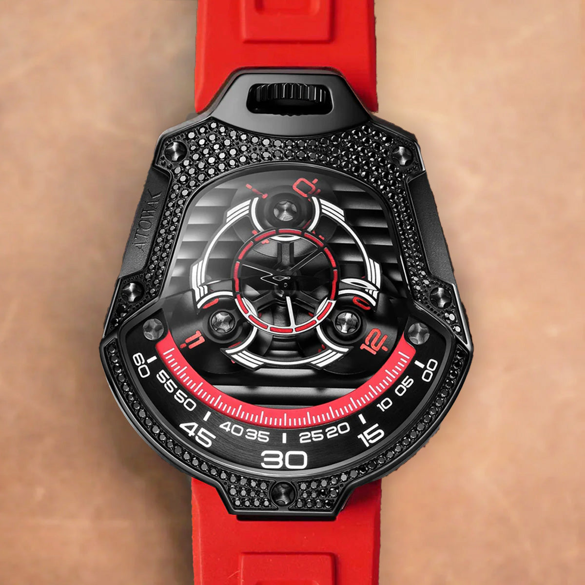Atowak Spaceship Limited Edition Diamond Red - Horology Story Youtube Store