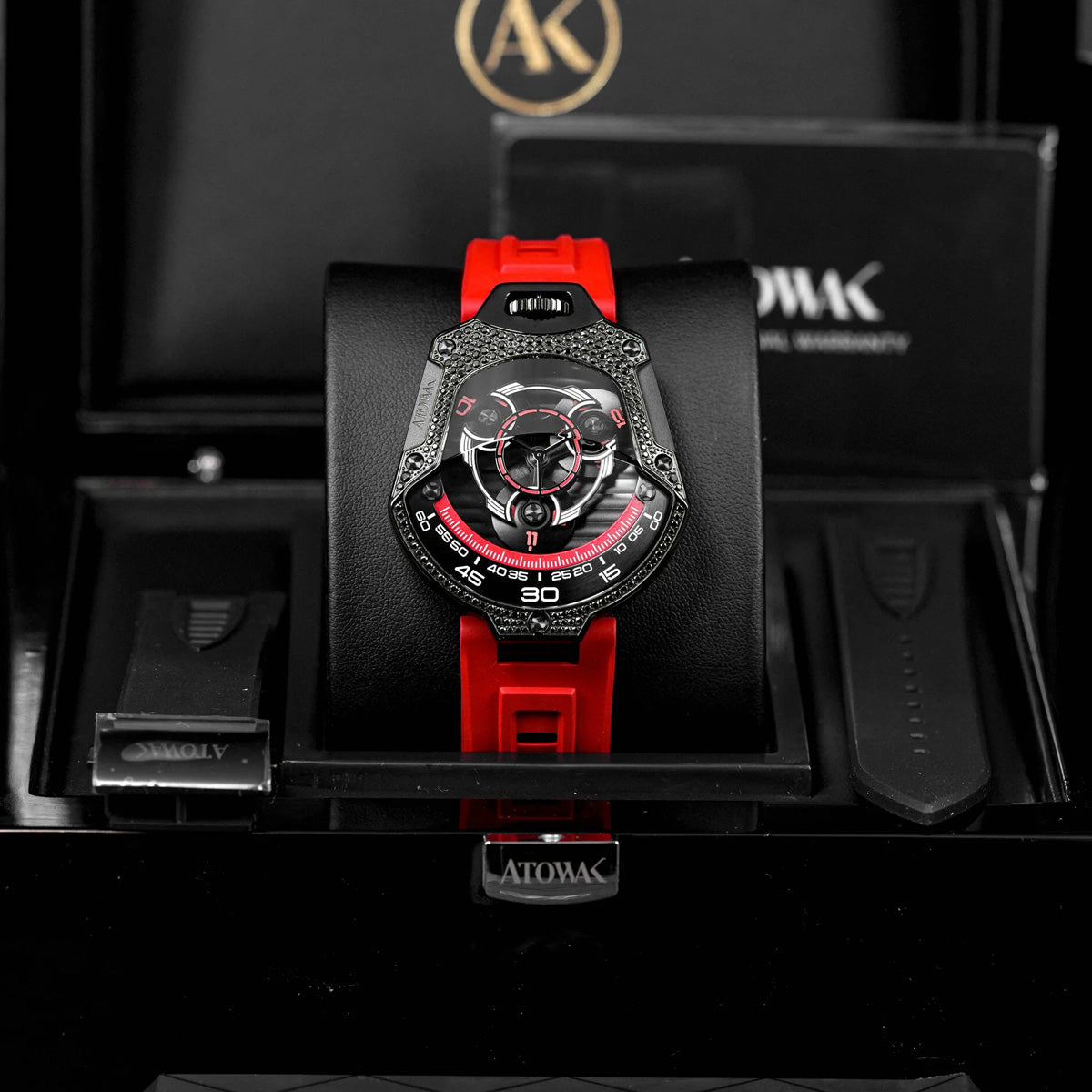 Atowak Spaceship Limited Edition Diamond Red - Horology Story Youtube Store