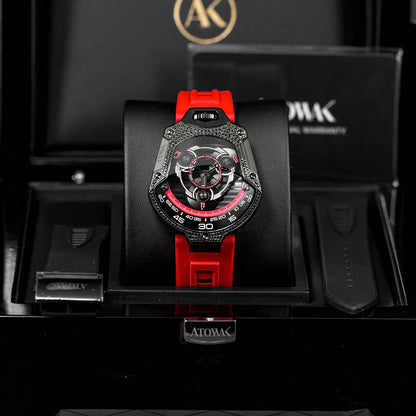 Atowak Spaceship Limited Edition Diamond Red - Horology Story Youtube Store