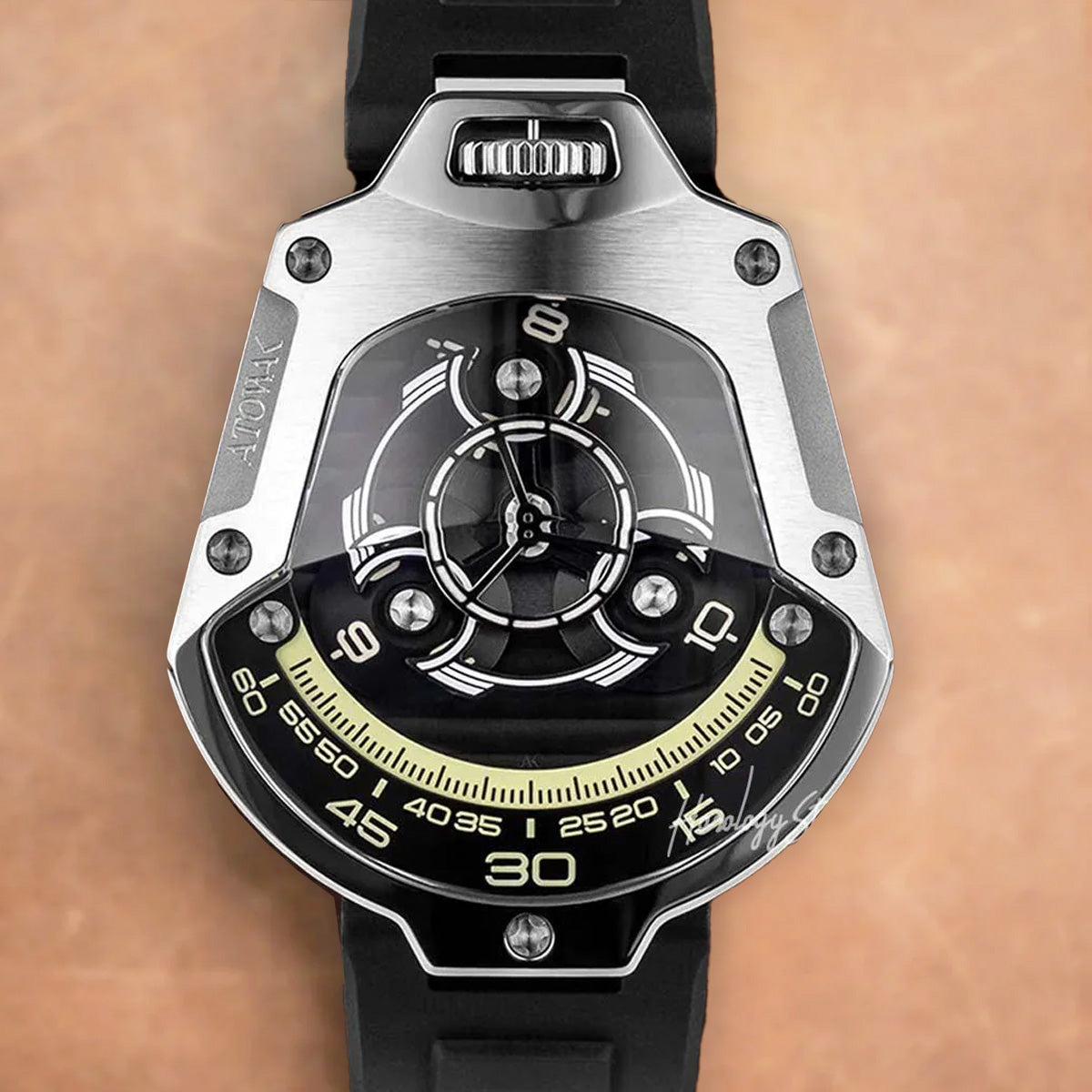 Atowak Spaceship Nebula Silver - Horology Story Youtube Store