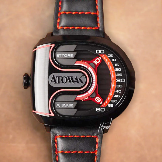 Atowak Ettore Drift Black Red - Horology Story Youtube Store