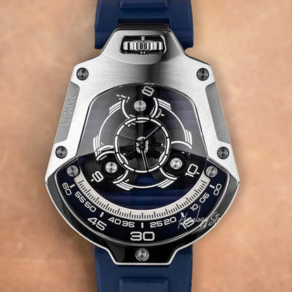 Atowak Spaceship Azure Silver - Horology Story Youtube Store