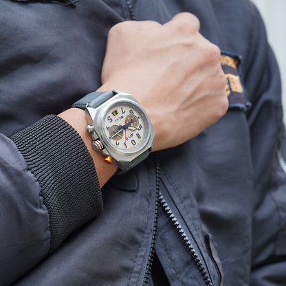 AVI-8 BELL X-1 Machbuster Chronograph Camel Brown