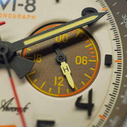 AVI-8 BELL X-1 Machbuster Chronograph Camel Brown